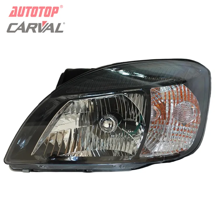 Kia Rio 2005 Carcassa negra Conjunt de fars de 6 forats